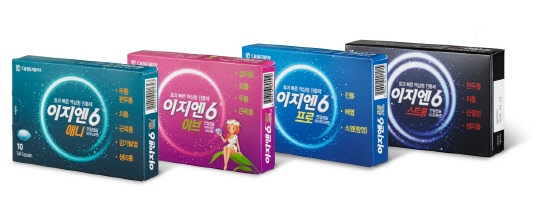 액상형 진통제 '이지엔6' 제품군(대웅제약 제공)